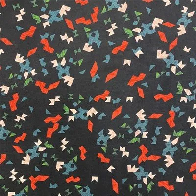 Digitaldruck Viskose Leinen Digital Slubbed Fabric