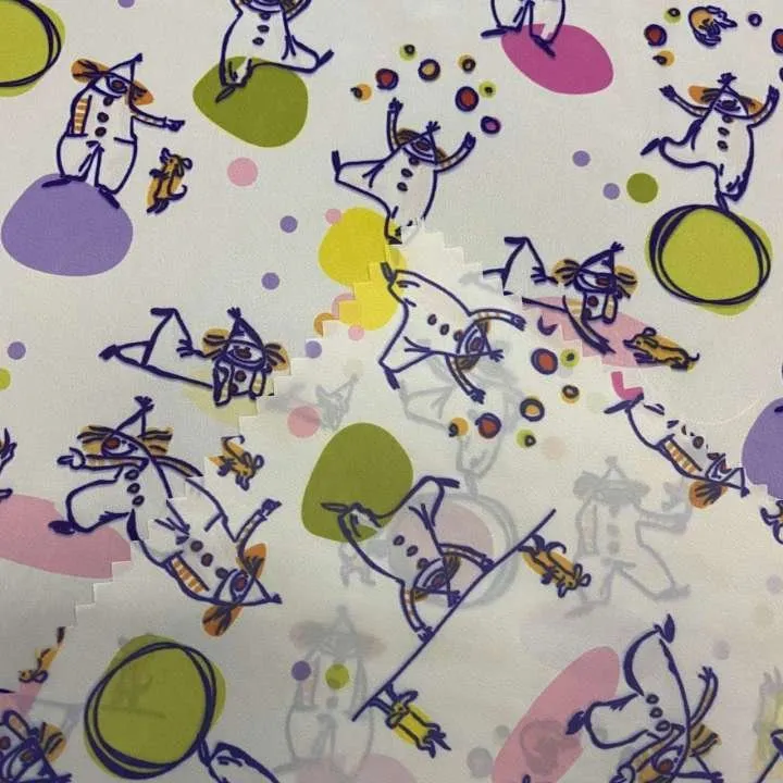 Nylontaft mit Clown-Print