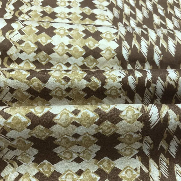 Diamond Check Tencel Baumwollpopeline Stoff