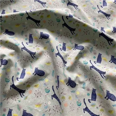 Cat Digitaldruck Baumwollpopeline