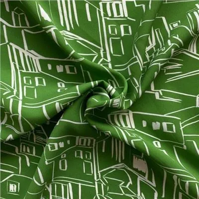 Grüner elastischer Krepp