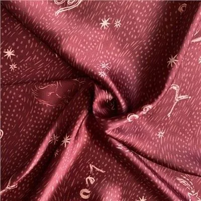 Roter Seiden-Stretch-Satin