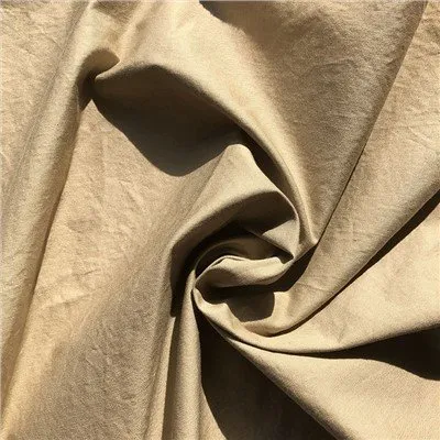 Sandfarbe Reiner Baumwollstoff