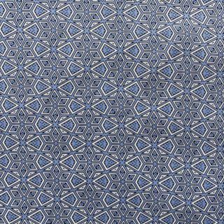 Stretch-Popeline mit Schneeflockenmuster